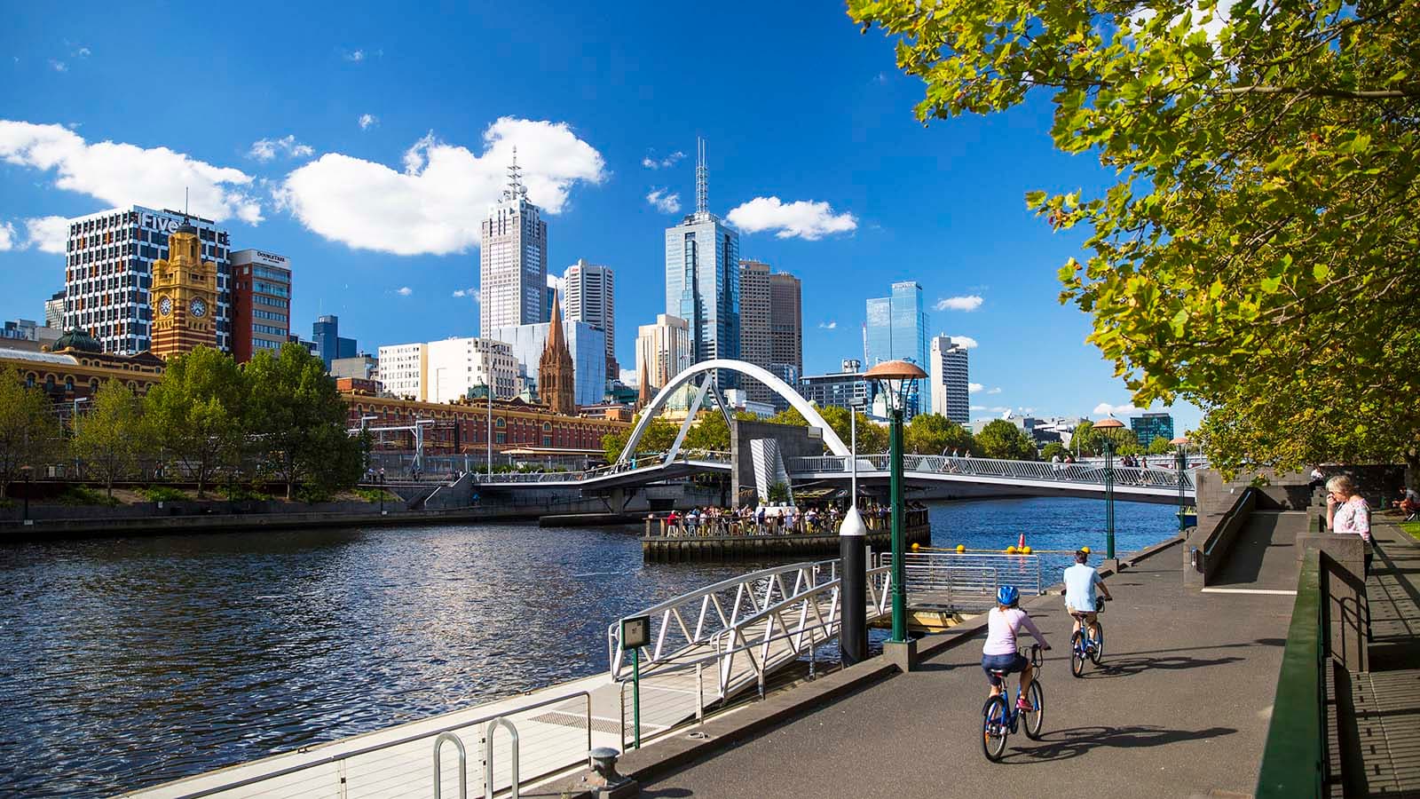 Cycling-Maribyrnong river- Capital City Trail - Footscray Trail